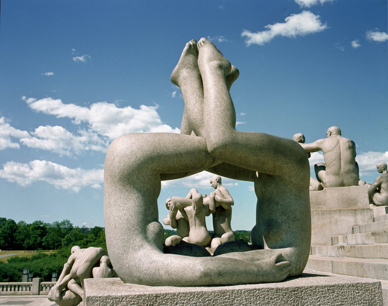 Vigeland installáció - a szobrok alkotó: Gustav Vigeland