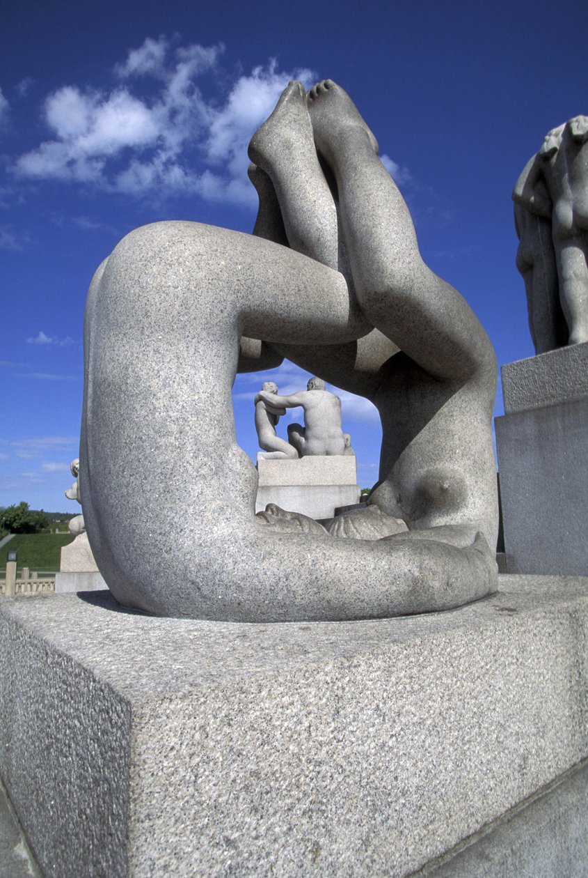 szobor, Frognerparken, Oslo, Norvégia, Európa alkotó: Gustav Vigeland