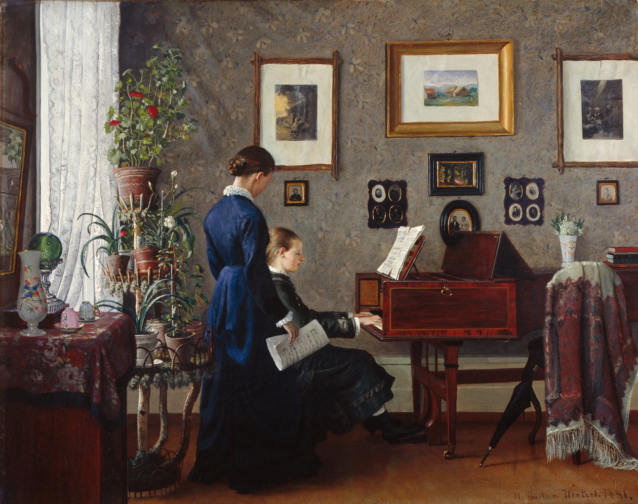 Zeneóra alkotó: Gustav Wentzel