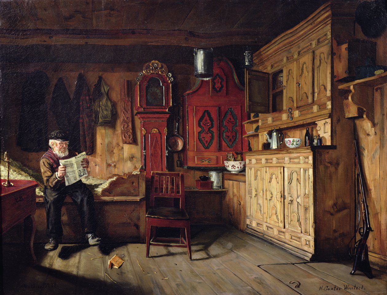 "Verdens Gang" újság alkotó: Gustav Wentzel