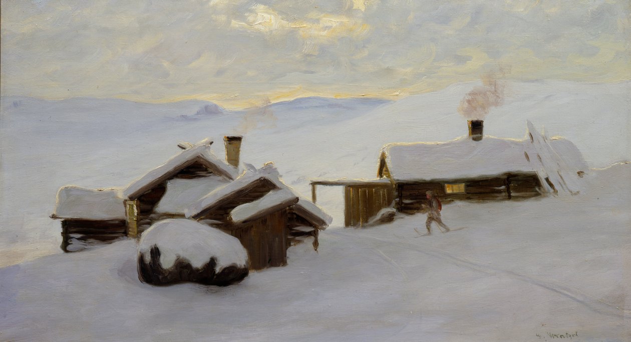 Sjodalen (olaj, vászon) alkotó: Gustav Wentzel