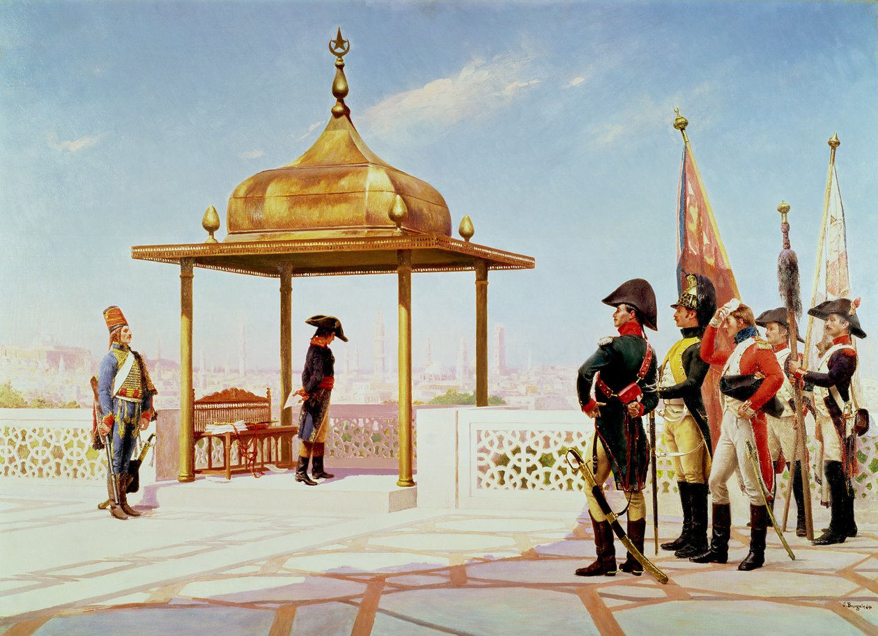Napóleon Kairóban, 1798 alkotó: Gustave Bourgain