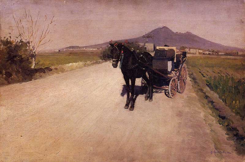 Út Nápoly közelében alkotó: Gustave Caillebotte