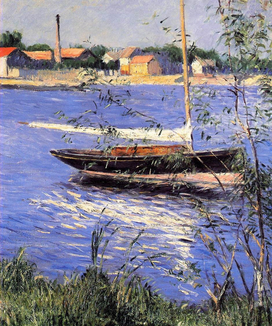 Hajó a Szajnán, Argenteuilnél alkotó: Gustave Caillebotte