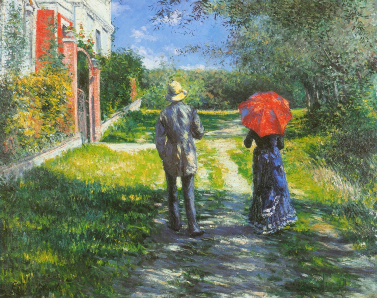 Emelkedő út alkotó: Gustave Caillebotte