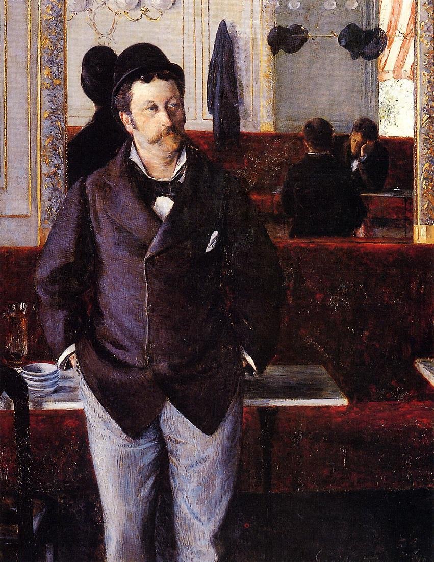 Egy kávézóban alkotó: Gustave Caillebotte