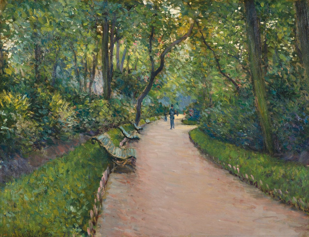A MONCEAU PARK alkotó: Gustave Caillebotte