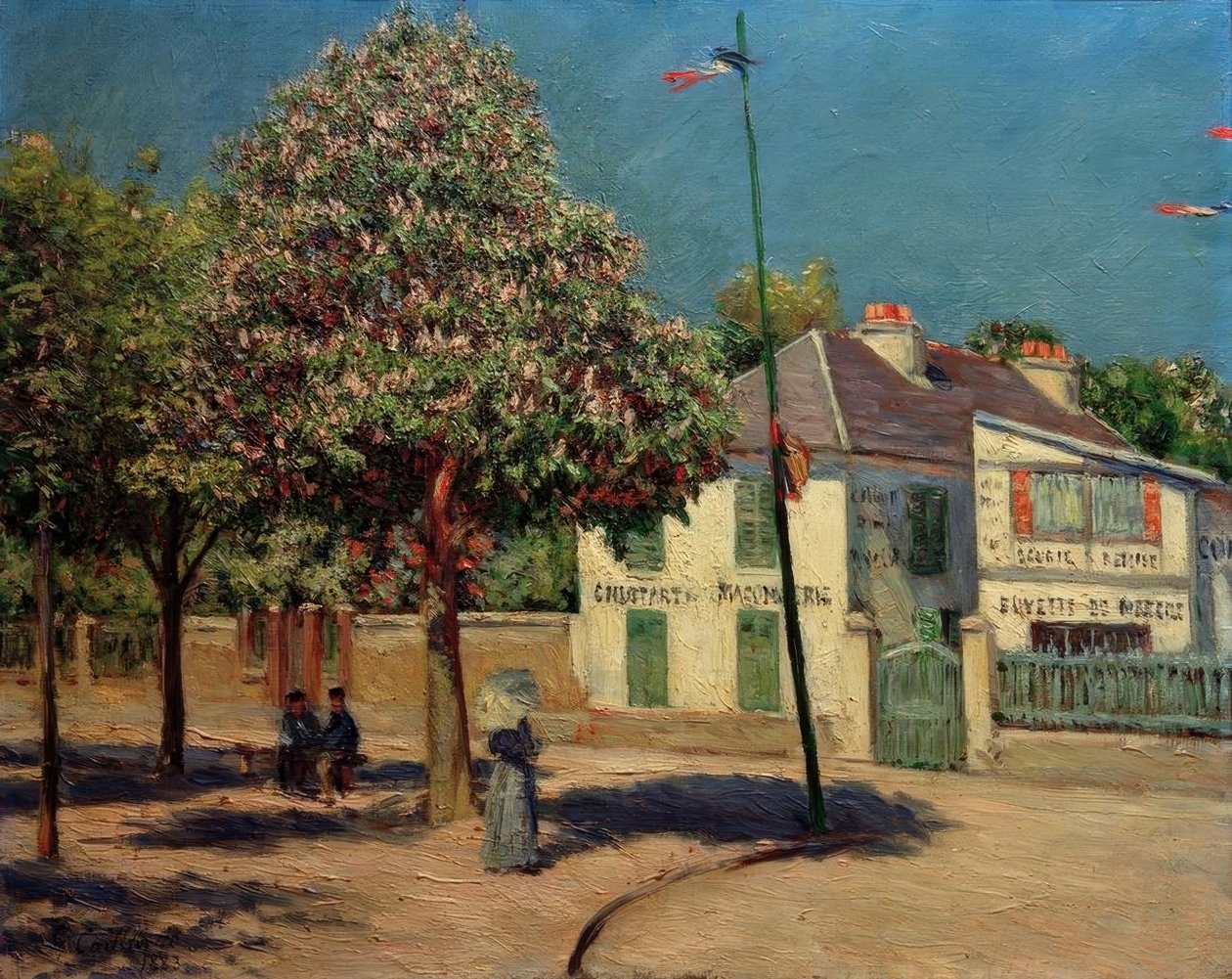 A sétány Argenteuilban alkotó: Gustave Caillebotte