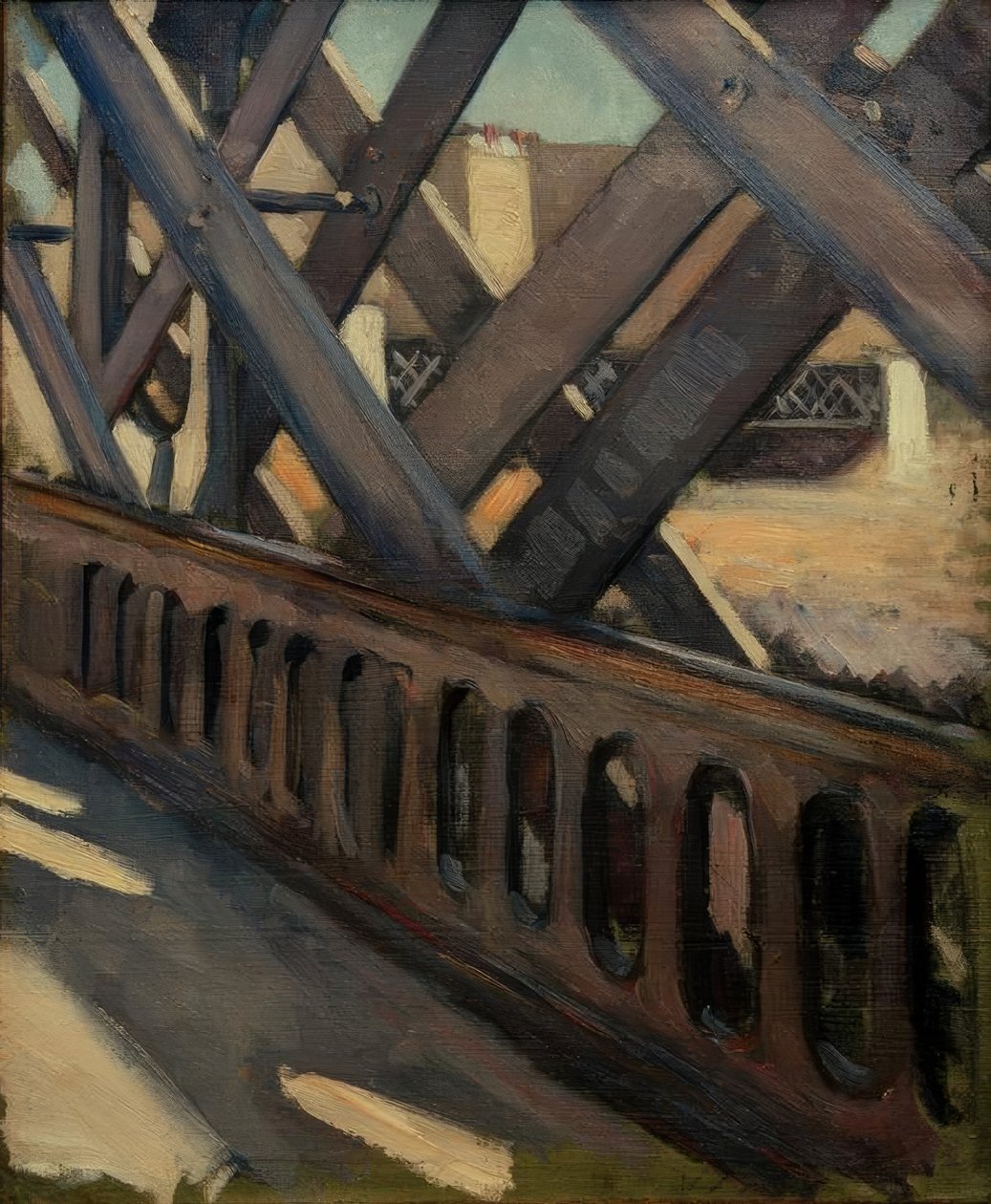 Az Európa-híd, Résztanulmány alkotó: Gustave Caillebotte