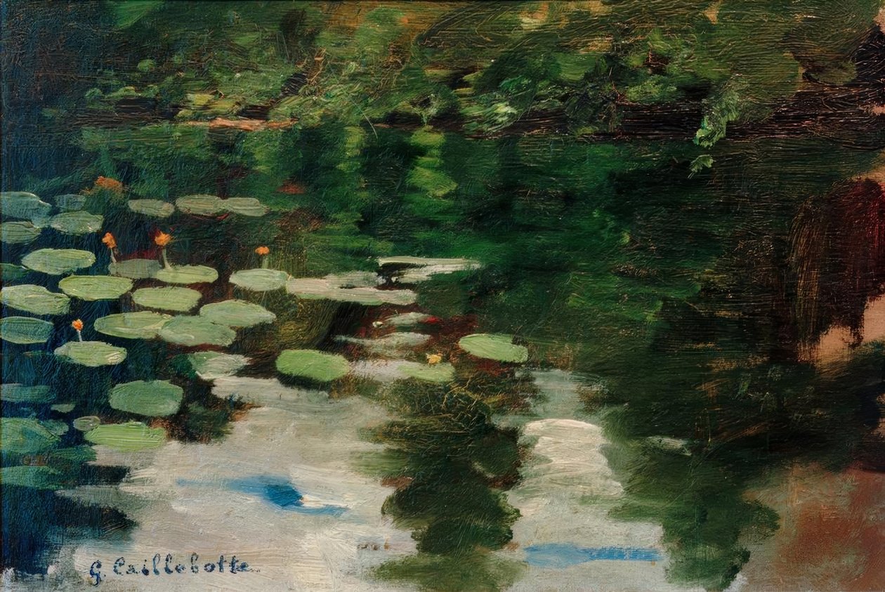 Tavirózsa a tavon alkotó: Gustave Caillebotte