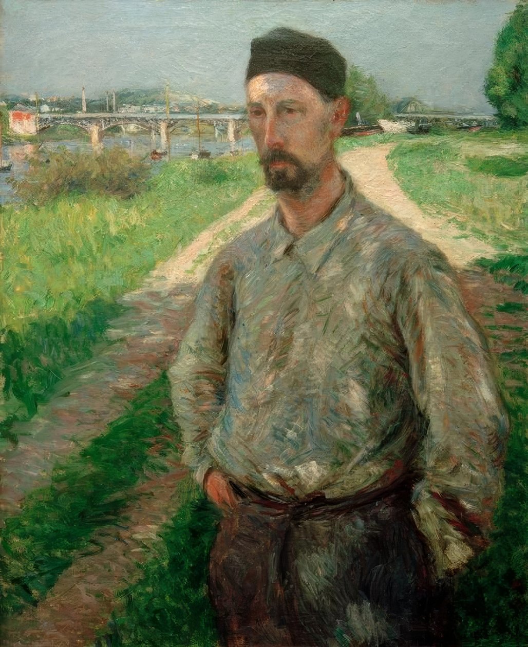 Eugène Lamy portréja alkotó: Gustave Caillebotte