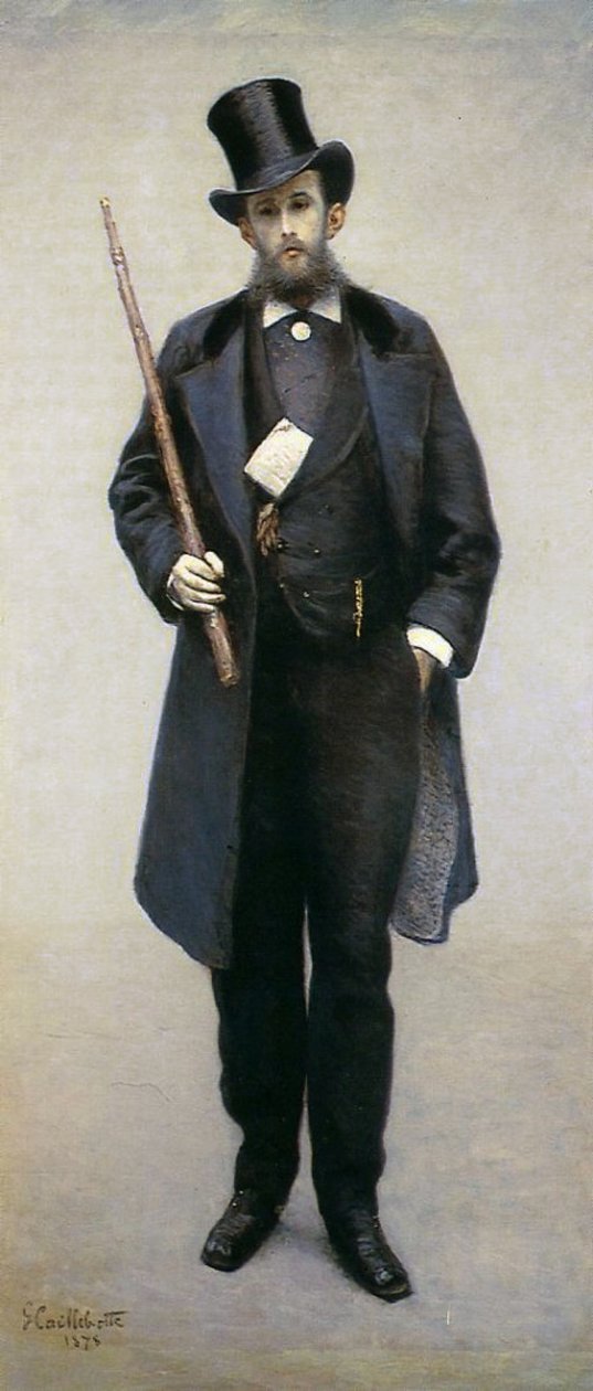 Paul Hugot arcképe alkotó: Gustave Caillebotte