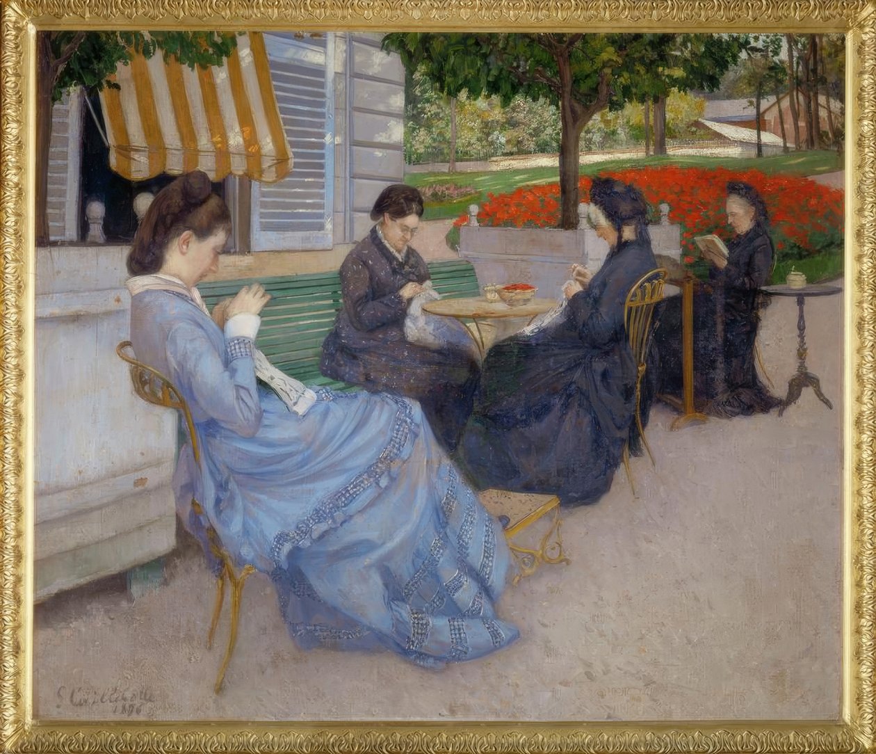 Portrék vidéken alkotó: Gustave Caillebotte