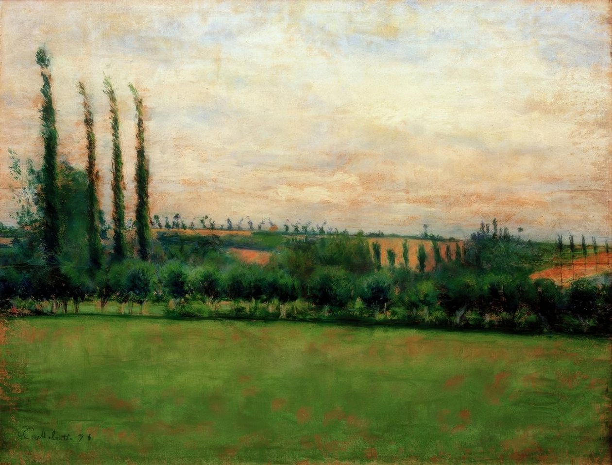 Préri alkotó: Gustave Caillebotte