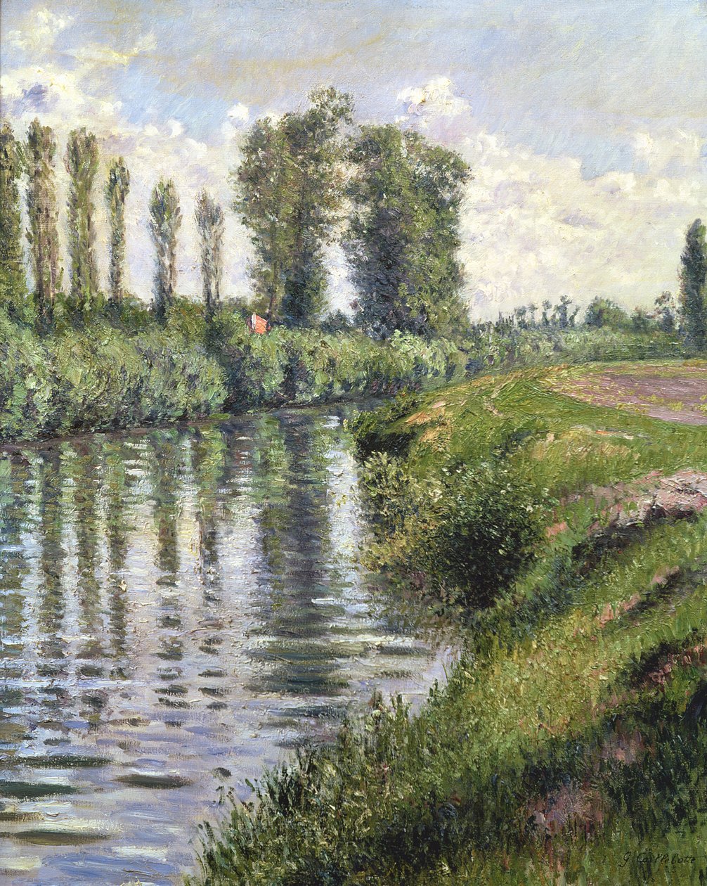 A Szajna kis ága Argenteuilban alkotó: Gustave Caillebotte