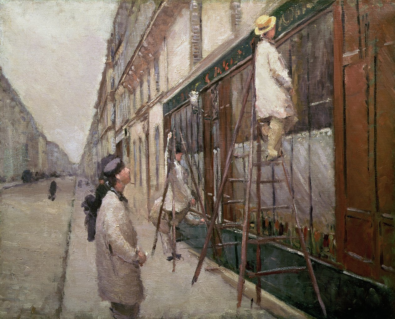 Tanulmány a festőknek, 1877 alkotó: Gustave Caillebotte