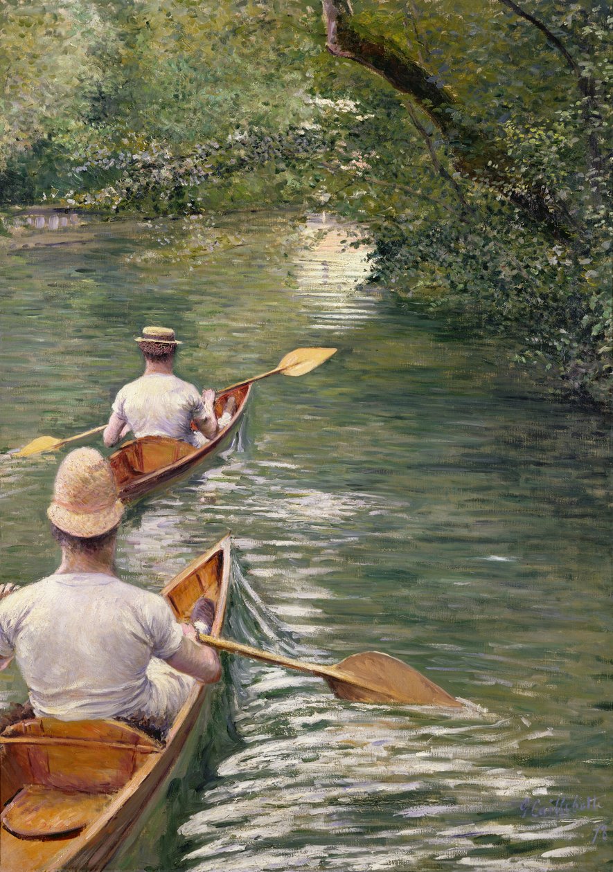 A kenuk, 1878 alkotó: Gustave Caillebotte