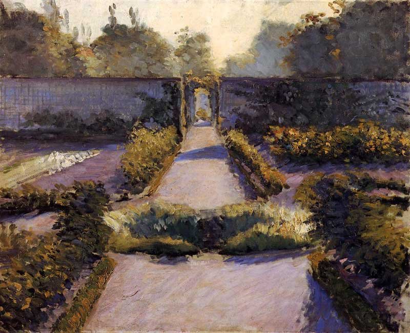 A konyhakert, Yerres alkotó: Gustave Caillebotte
