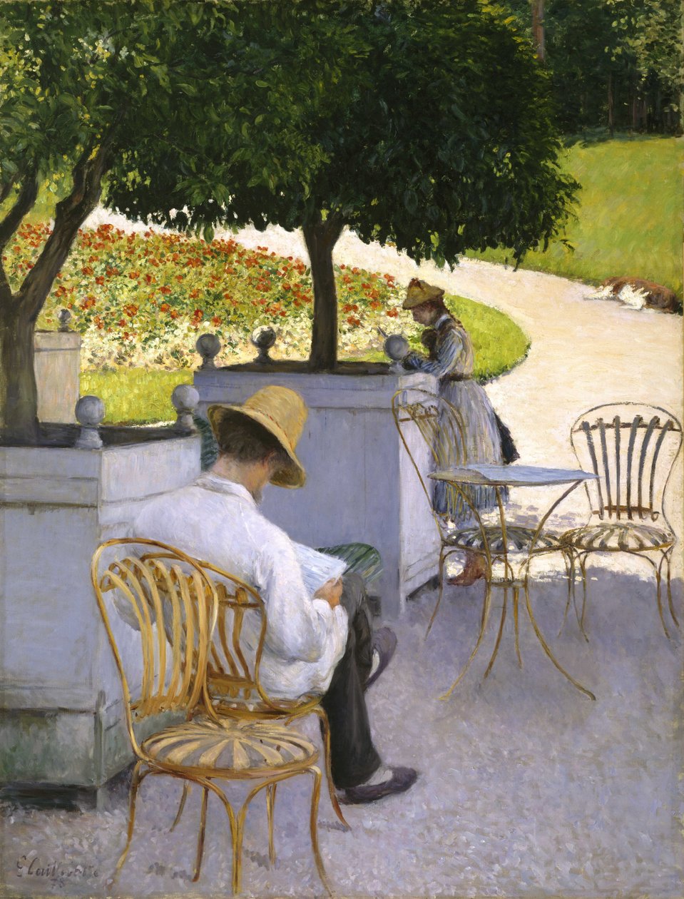 A narancsfák alkotó: Gustave Caillebotte
