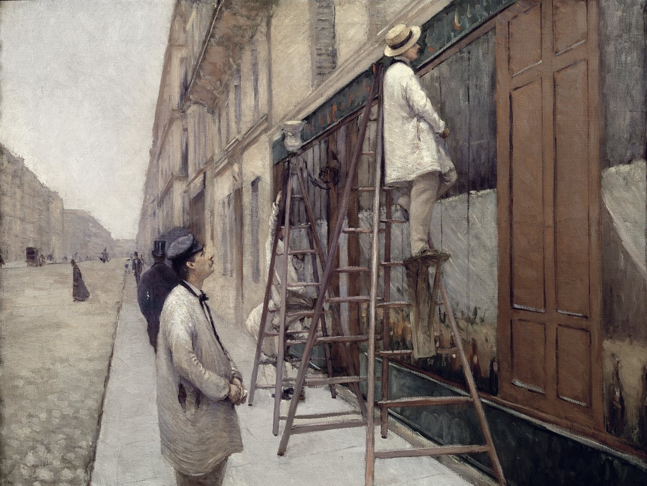 A festők, 1877 alkotó: Gustave Caillebotte