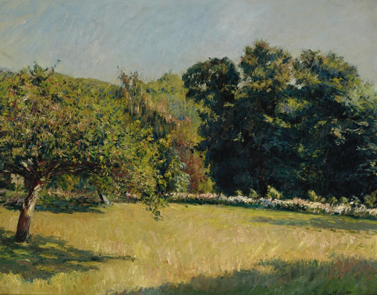 Egy kert Trouville -ban alkotó: Gustave Caillebotte
