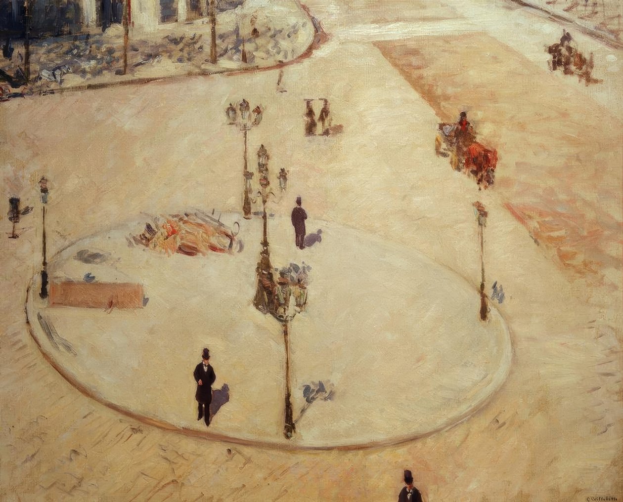 Egy menedék, Boulevard Haussmann alkotó: Gustave Caillebotte