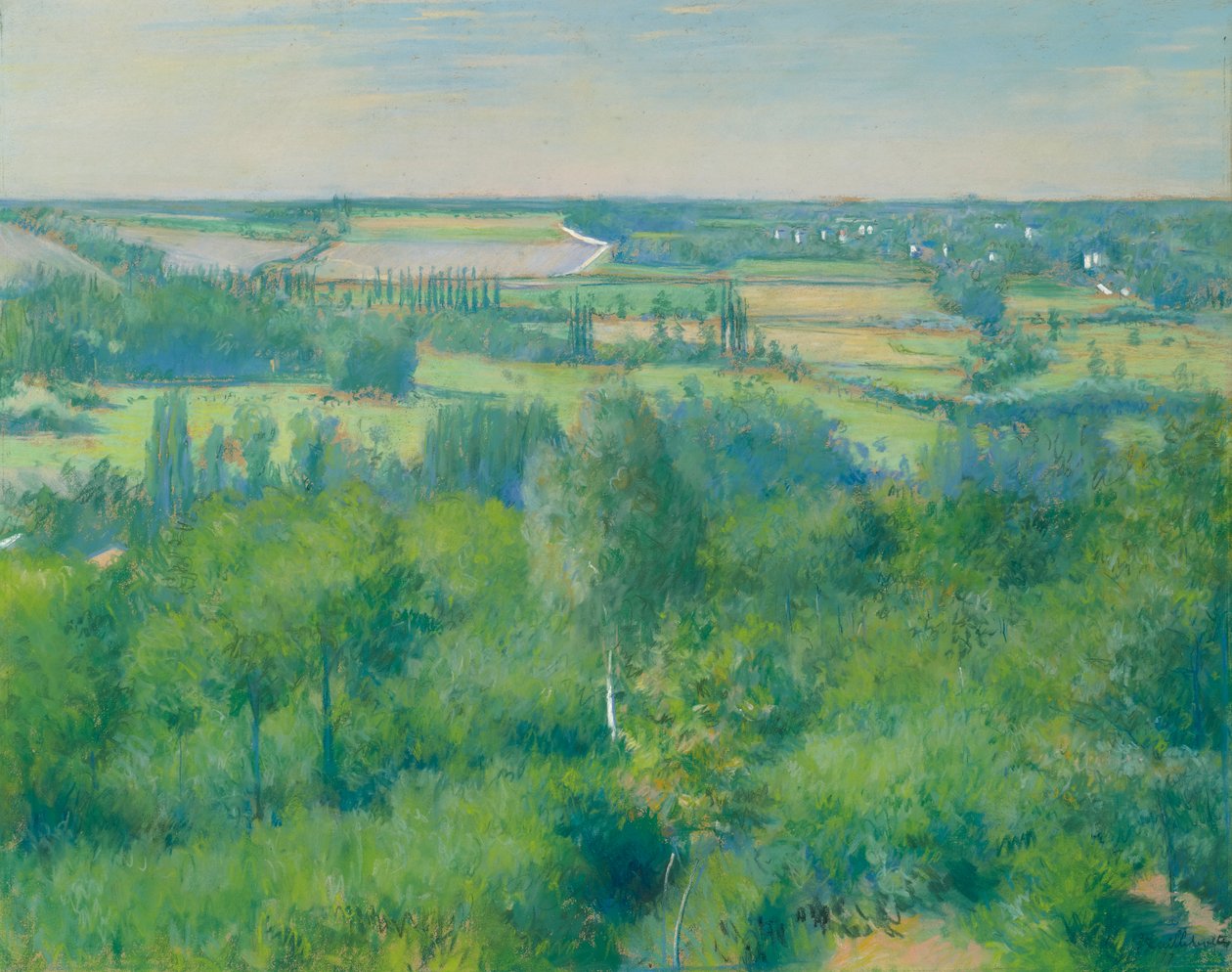 Yerres -völgy alkotó: Gustave Caillebotte