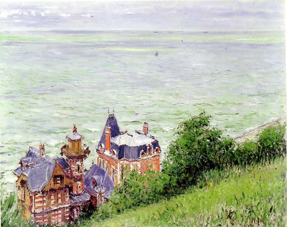 Villák Trouville -ban alkotó: Gustave Caillebotte