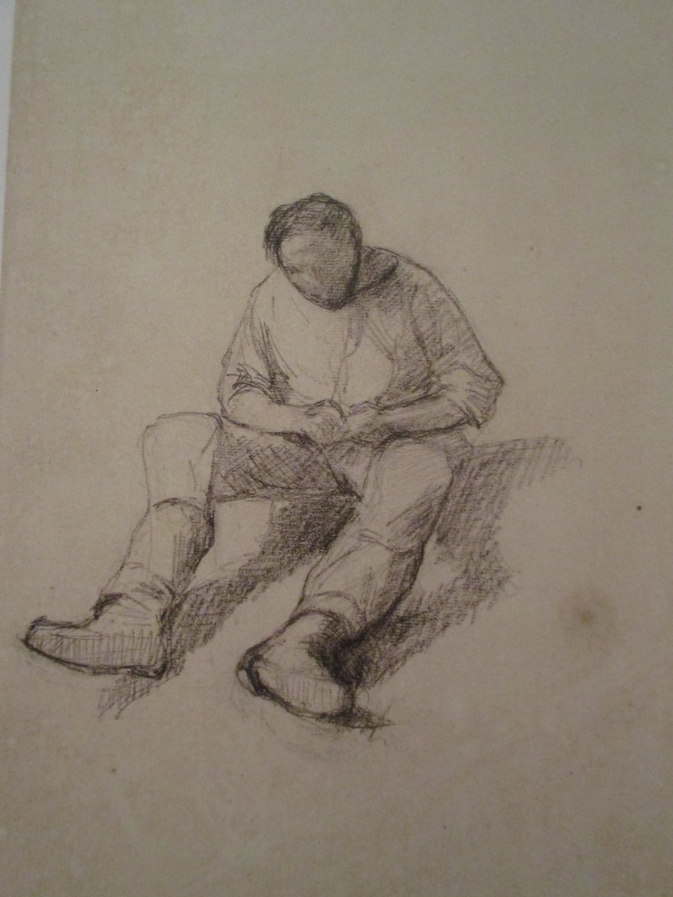 Tanulmány padlótervezőknek alkotó: Gustave Caillebotte