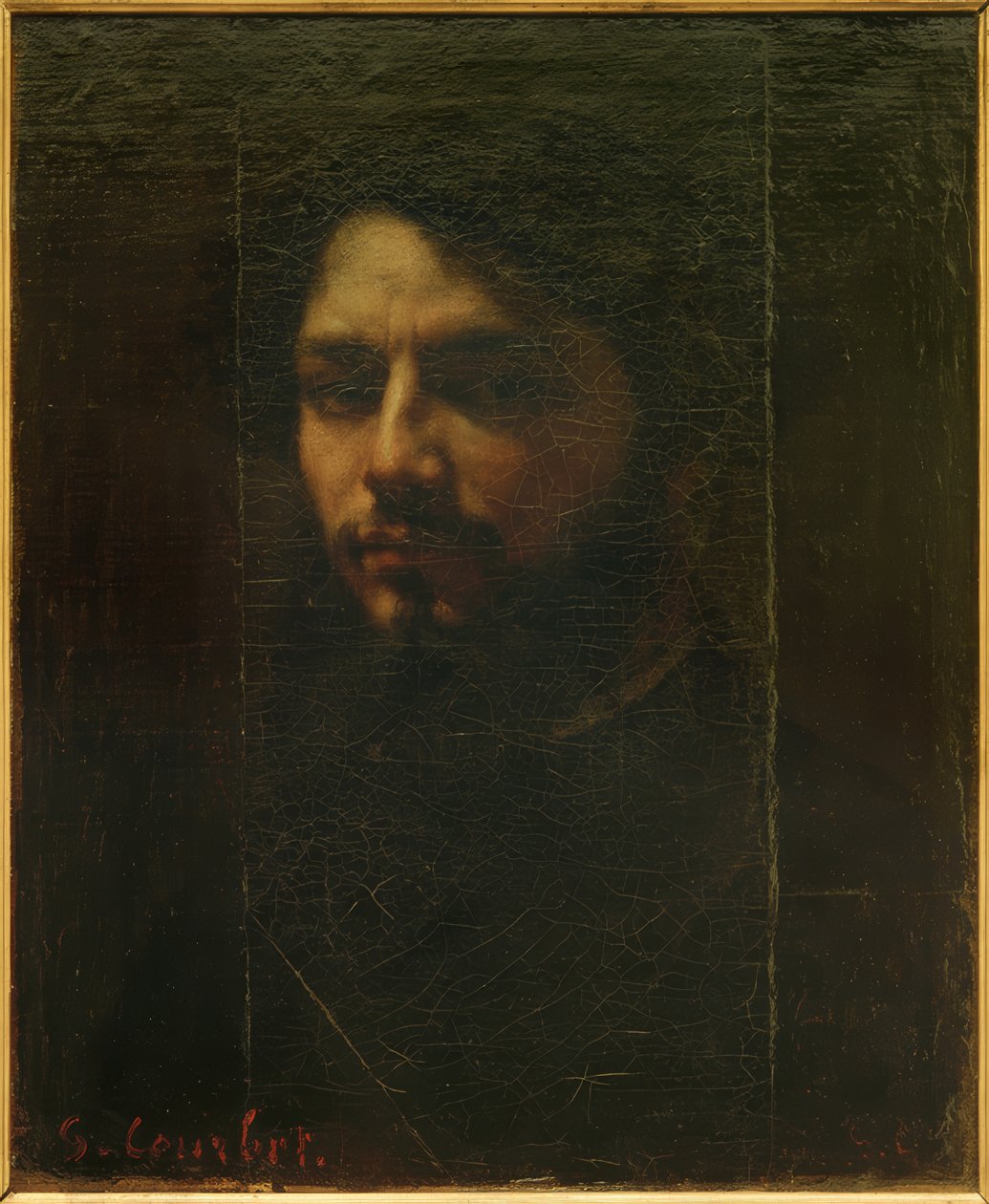 Önarckép alkotó: Gustave Courbet