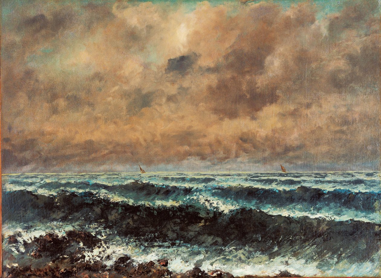 Őszi tenger alkotó: Gustave Courbet