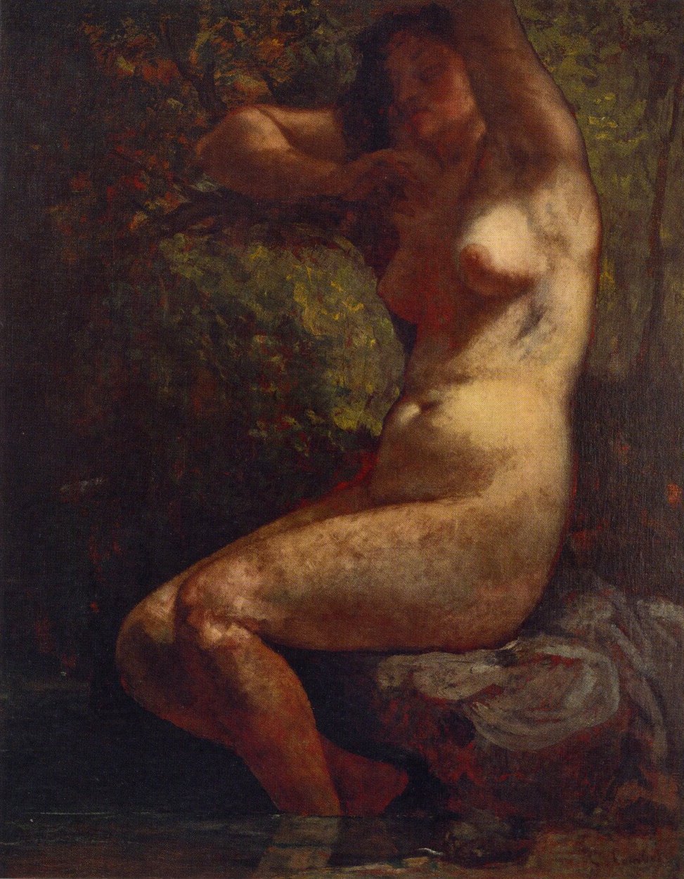 Baigneuse alkotó: Gustave Courbet