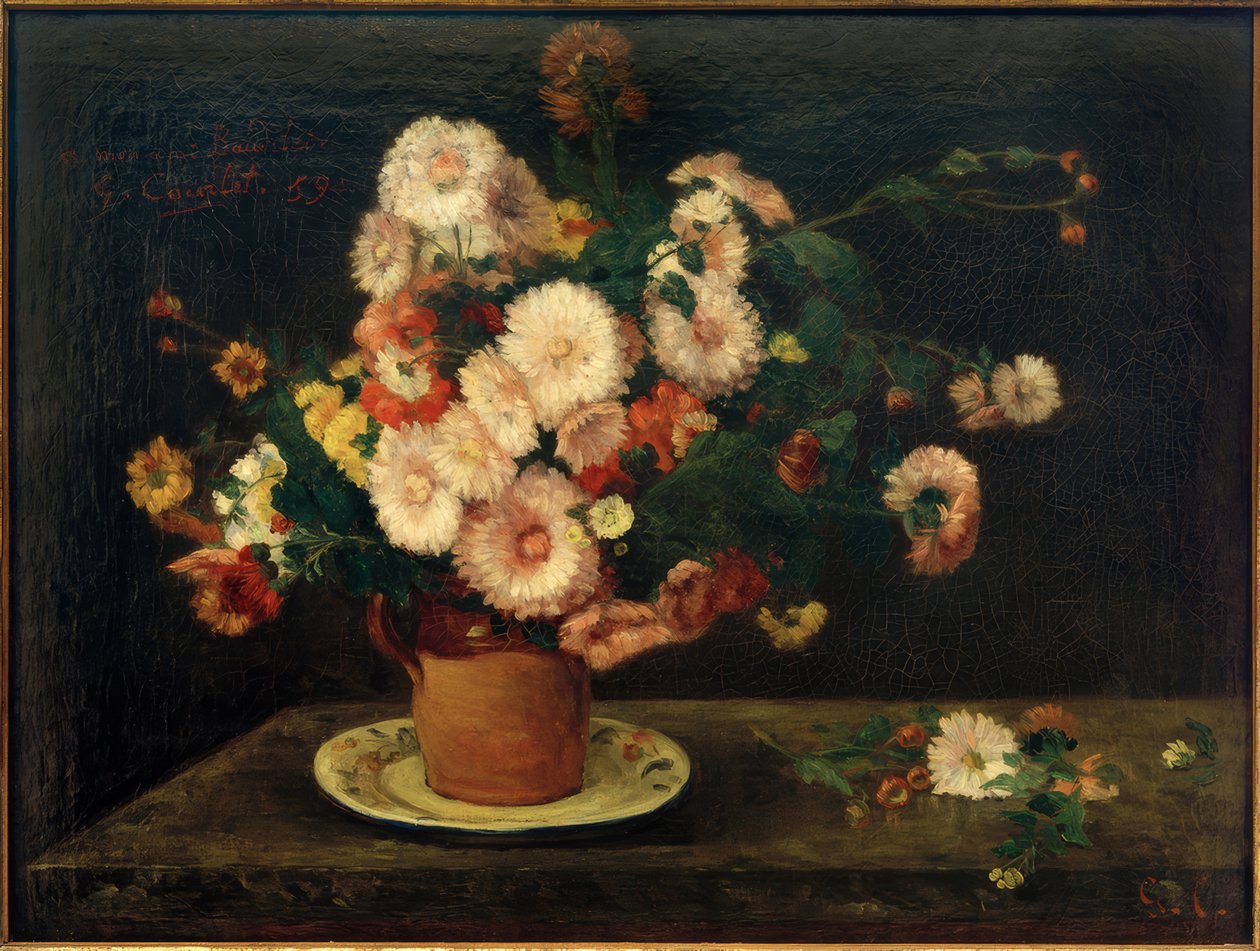 Csokor dasters alkotó: Gustave Courbet
