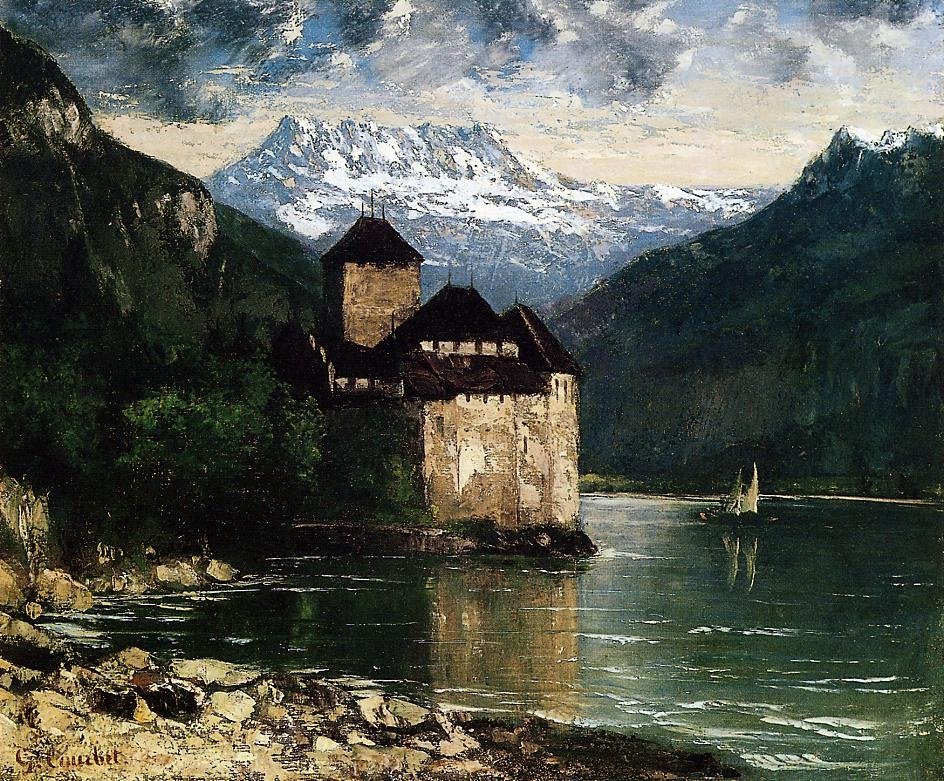 Chillon kastély alkotó: Gustave Courbet