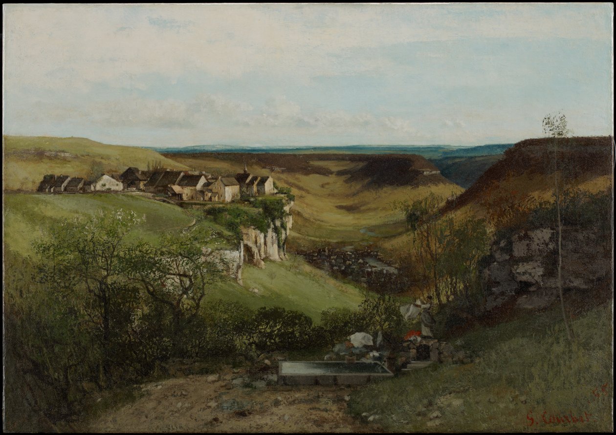 Ornans kastély, 1855 alkotó: Gustave Courbet