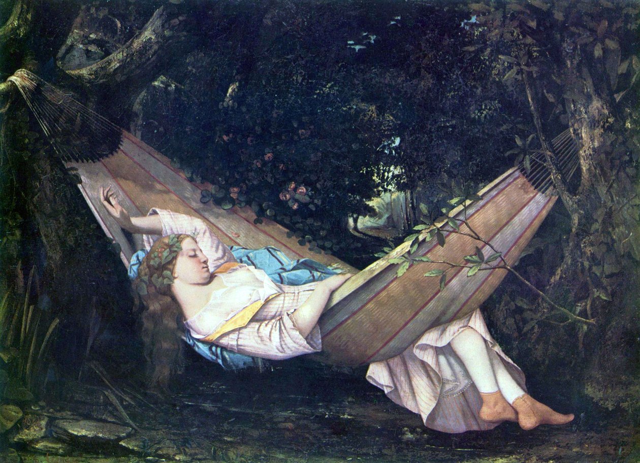 A függőágy alkotó: Gustave Courbet