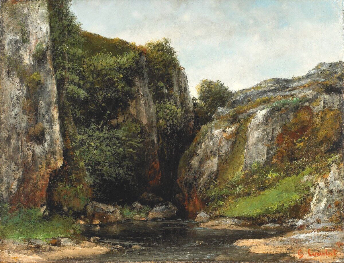A belépés adott alkotó: Gustave Courbet