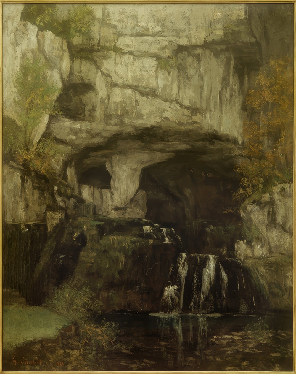 La Source du Lison alkotó: Gustave Courbet