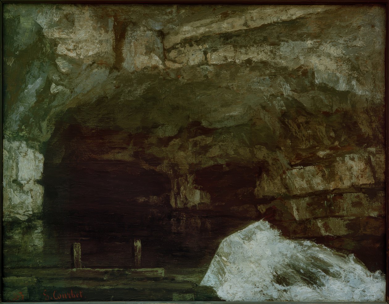 A Loue forrása alkotó: Gustave Courbet