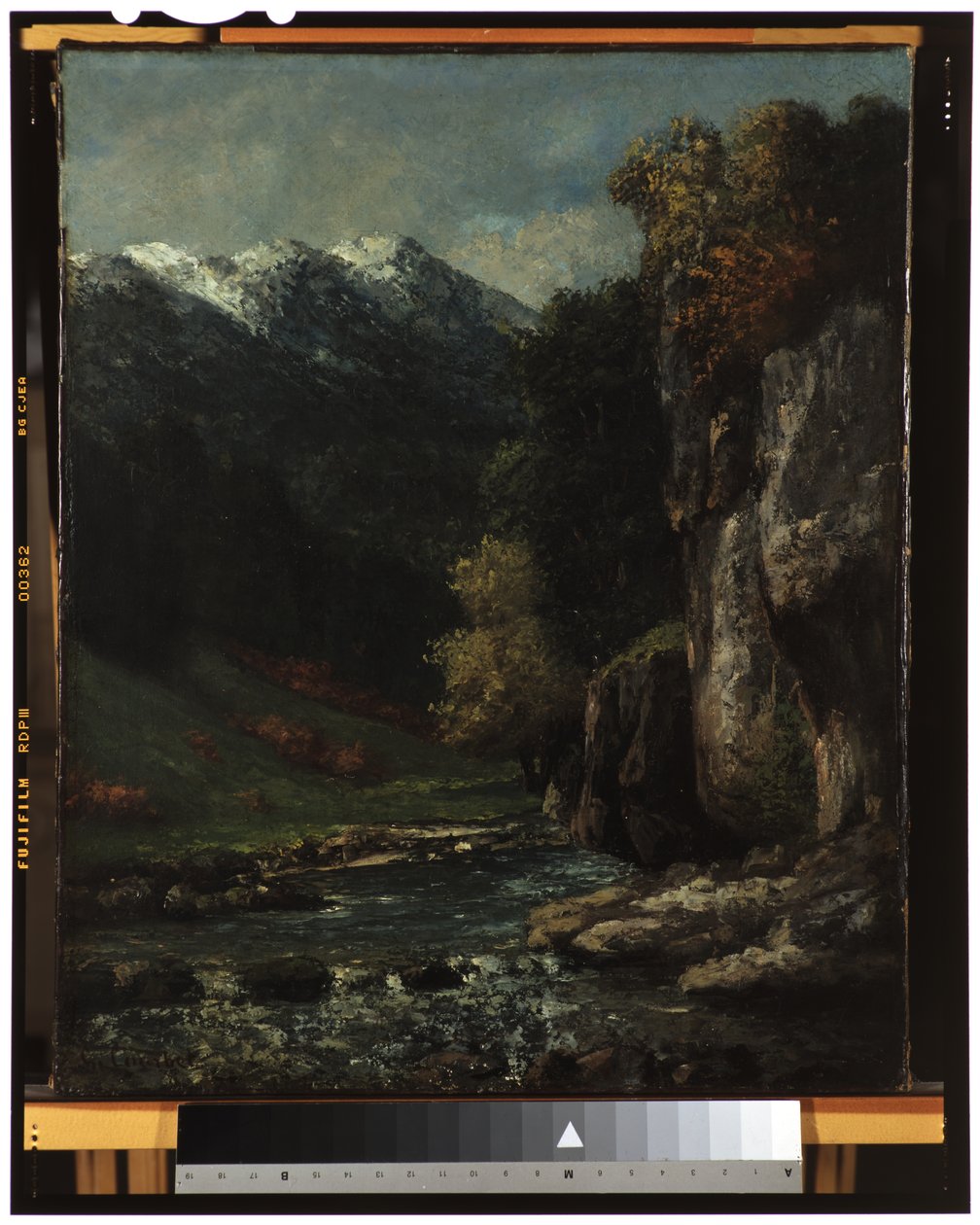 Táj, 1874-77 körül alkotó: Gustave Courbet