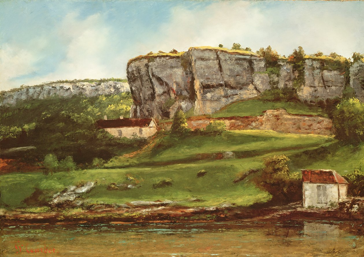Valószínűleg Jura Creux-Billard régiójának tája alkotó: Gustave Courbet