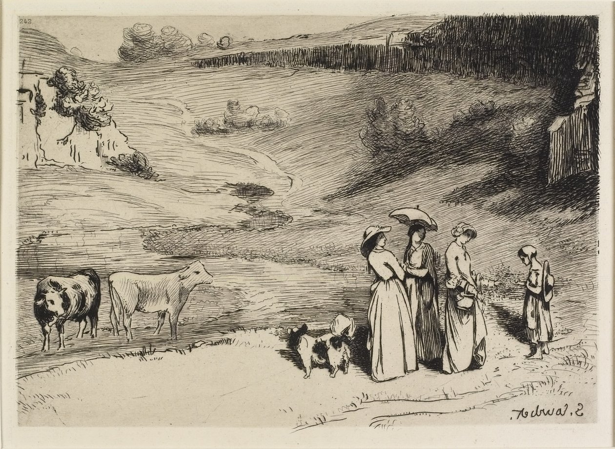 Les Demoiselles de Village, 1867 alkotó: Gustave Courbet