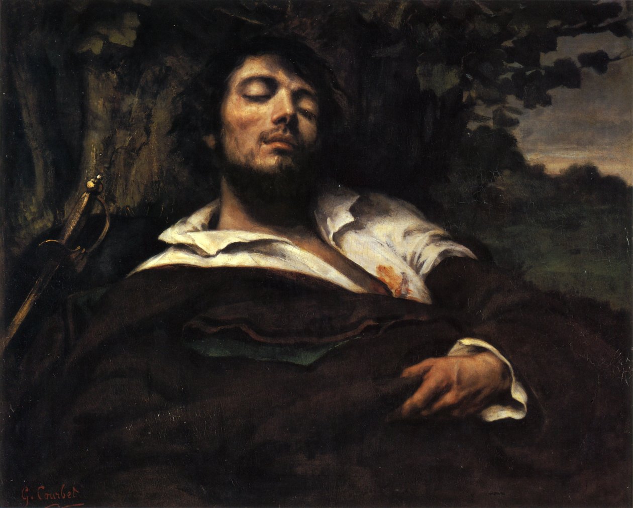 Sebesült ember alkotó: Gustave Courbet