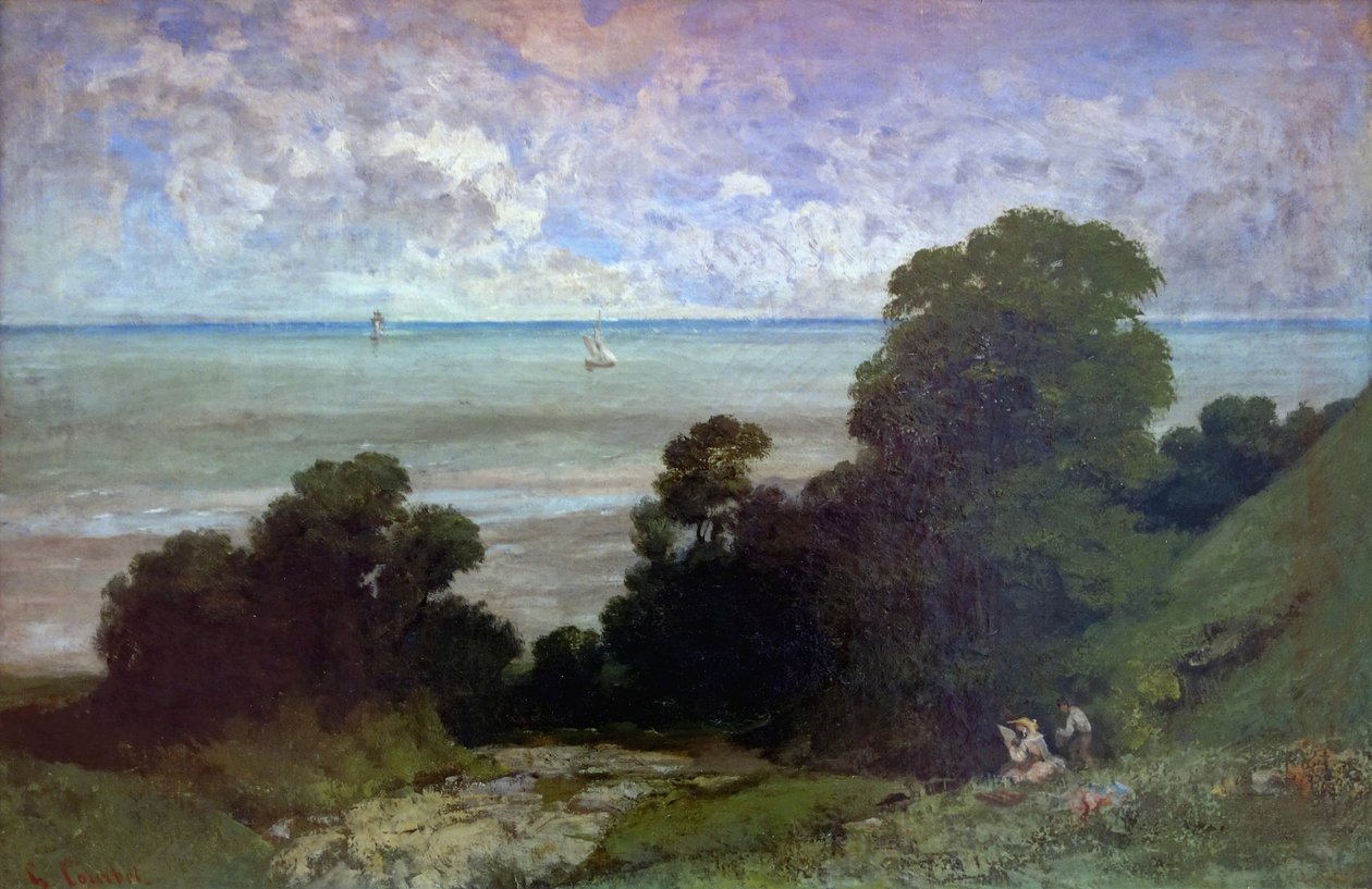 Tengeri vagy Vue dHonfleur alkotó: Gustave Courbet