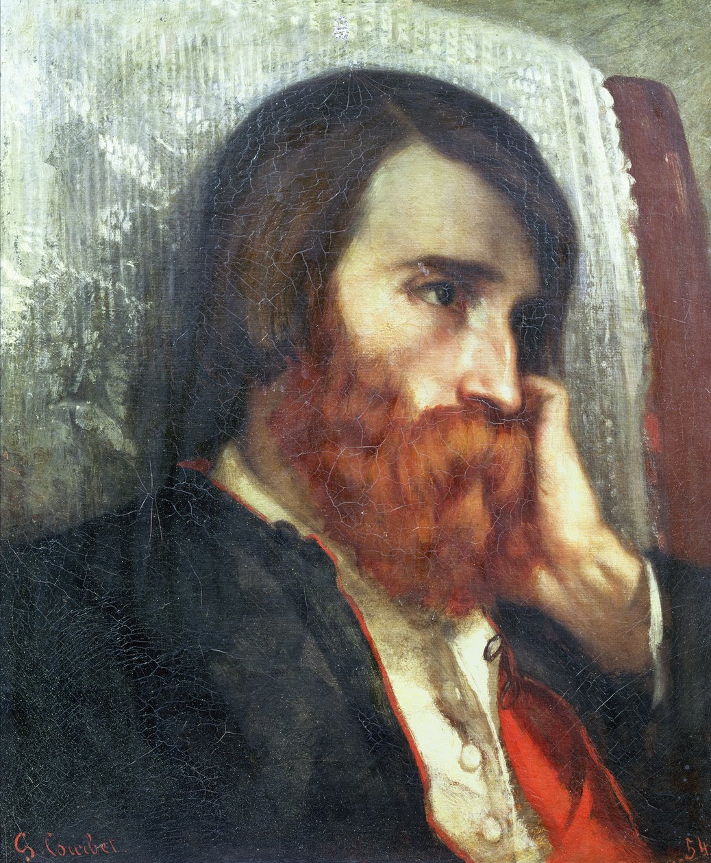 Alfred Bruyas portréja alkotó: Gustave Courbet