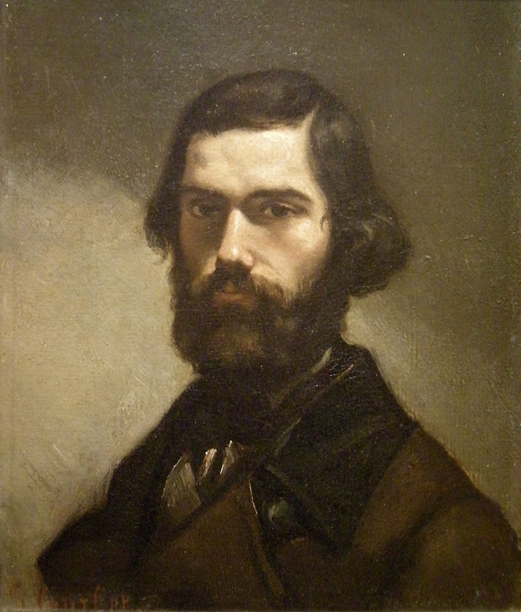 Jules Vallès arcképe alkotó: Gustave Courbet