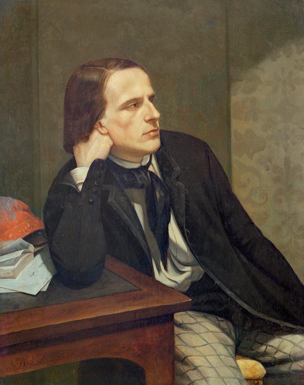 Paul Ansout portréja, 1844 alkotó: Gustave Courbet
