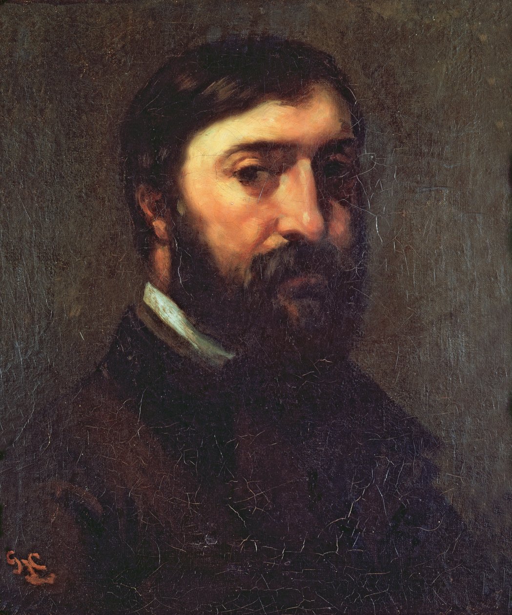 Urbain Cuenot (sz. 1820) portréja, 1846 alkotó: Gustave Courbet