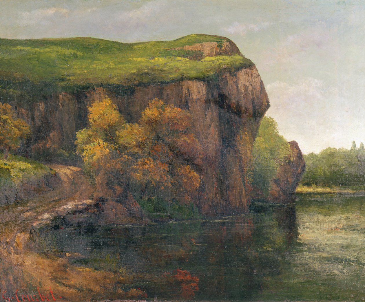 Rocky Cliffs alkotó: Gustave Courbet