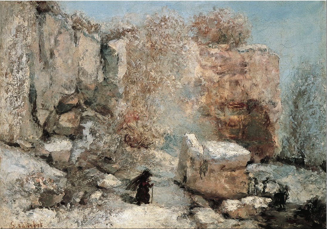 Hóhatás a kőbányában alkotó: Gustave Courbet